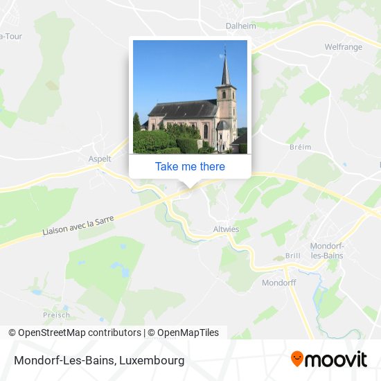 Mondorf-Les-Bains map
