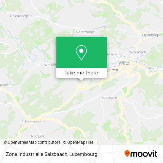 Zone Industrielle Salzbaach map