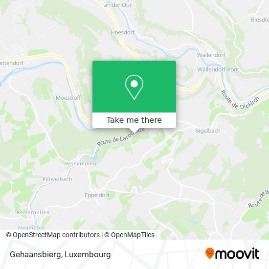 Gehaansbierg map