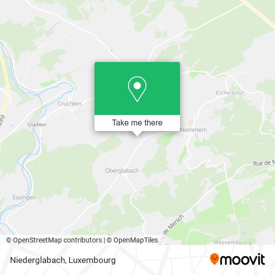 Niederglabach map