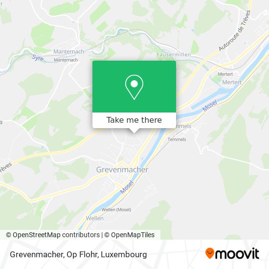 Grevenmacher, Op Flohr Karte