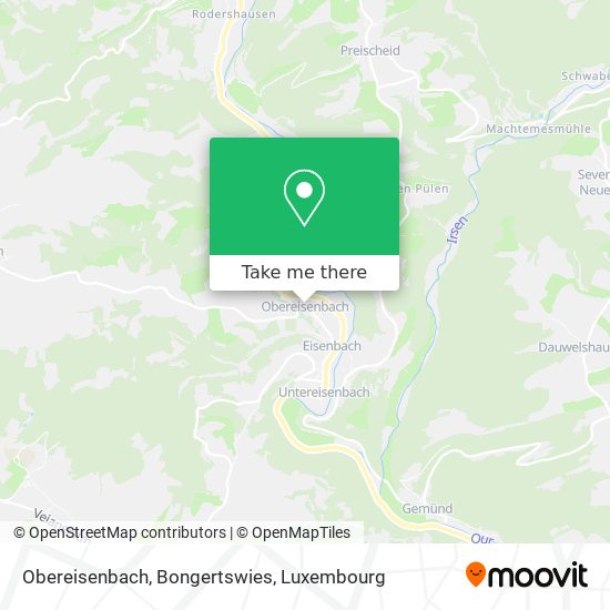 Obereisenbach, Bongertswies map