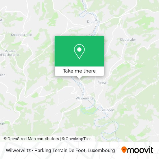 Wilwerwiltz - Parking Terrain De Foot map