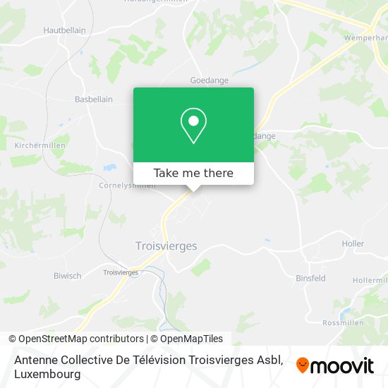 Antenne Collective De Télévision Troisvierges Asbl map
