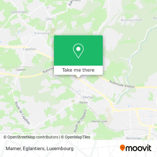 Mamer, Eglantiers map