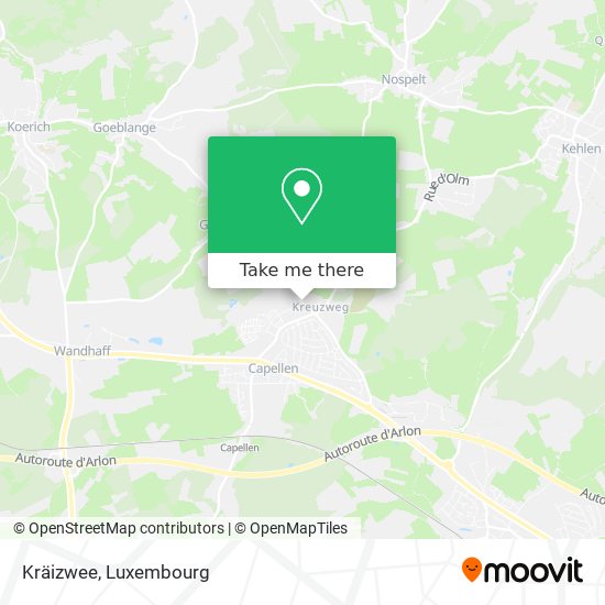 Kräizwee map