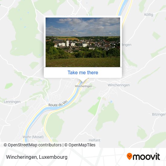 Wincheringen map