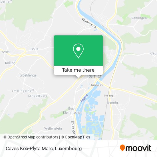 Caves Kox-Plyta Marc map