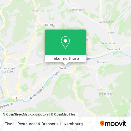 Tivoli - Restaurant & Brasserie map
