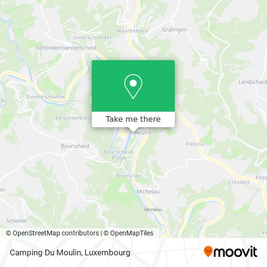 Camping Du Moulin map