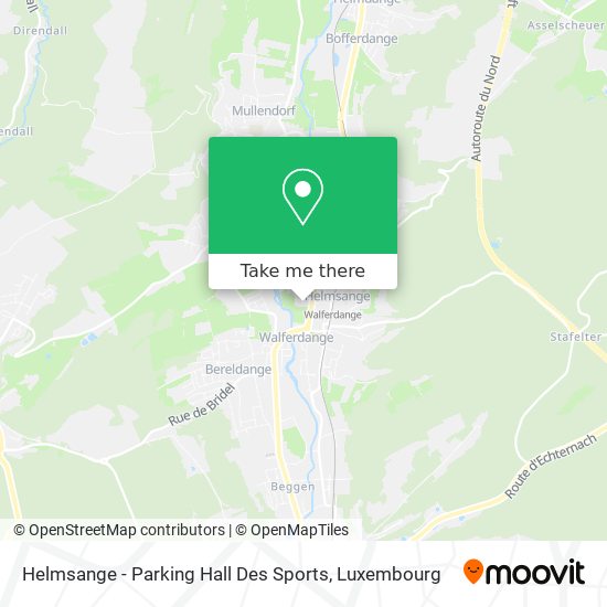 Helmsange - Parking Hall Des Sports map