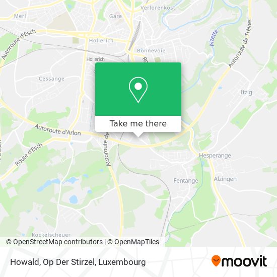 Howald, Op Der Stirzel map