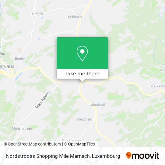 Nordstrooss Shopping Mile Marnach map