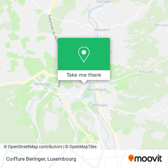 Coiffure Beringer map