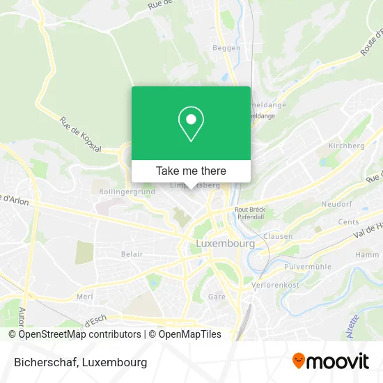 Bicherschaf map