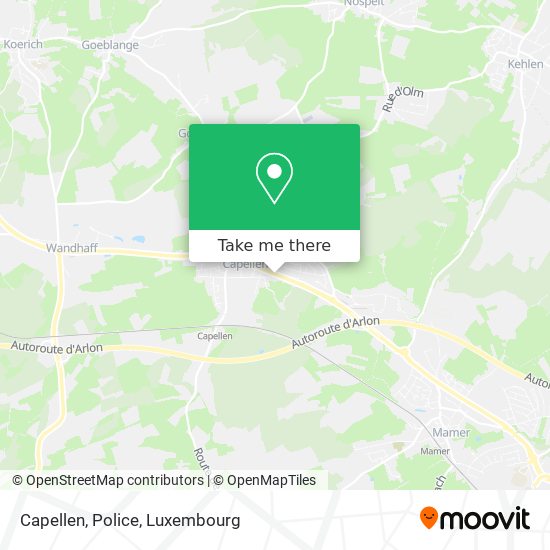Capellen, Police map