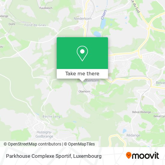 Parkhouse Complexe Sportif Karte