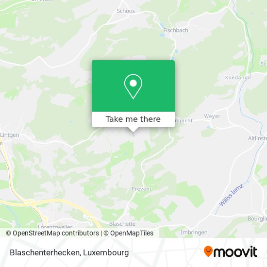 Blaschenterhecken map
