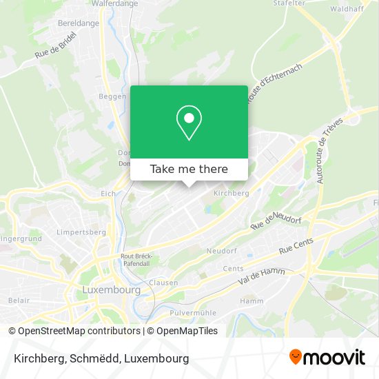Kirchberg, Schmëdd map