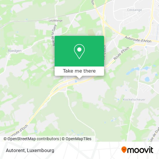 Autorent map