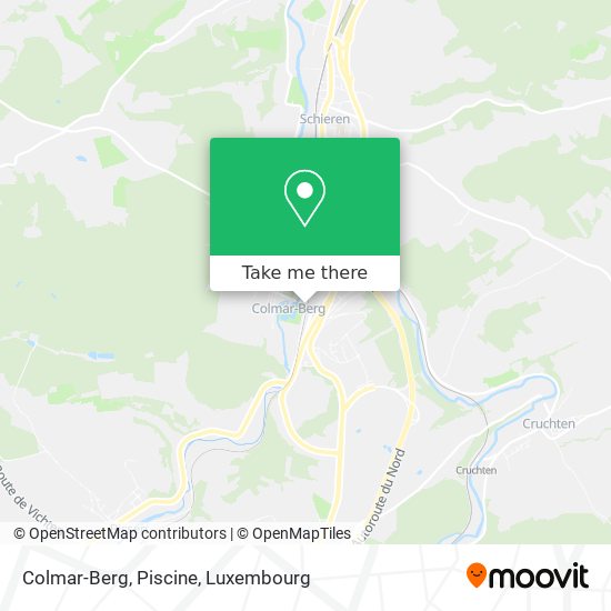 Colmar-Berg, Piscine map