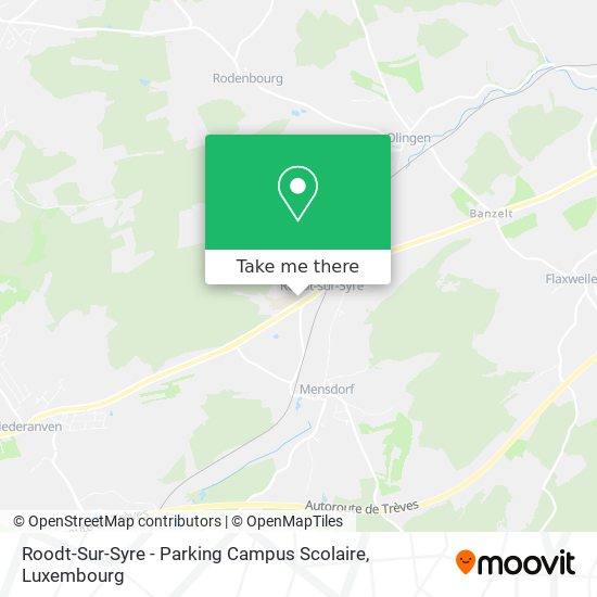 Roodt-Sur-Syre - Parking Campus Scolaire map