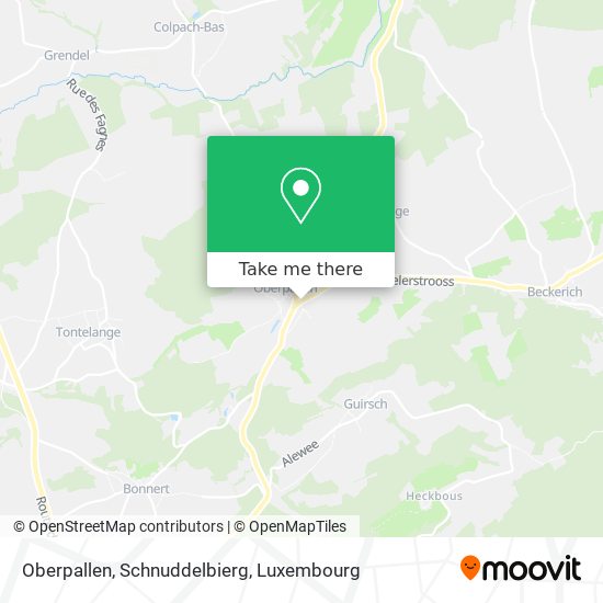 Oberpallen, Schnuddelbierg Karte