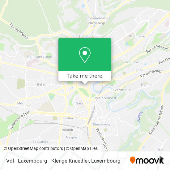 Vdl - Luxembourg - Klenge Knuedler Karte
