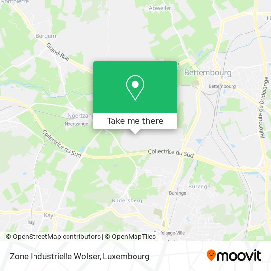 Zone Industrielle Wolser map