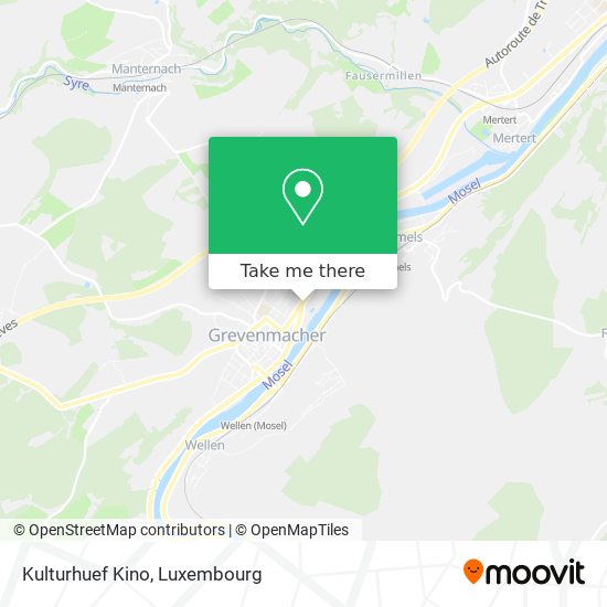 Kulturhuef Kino map