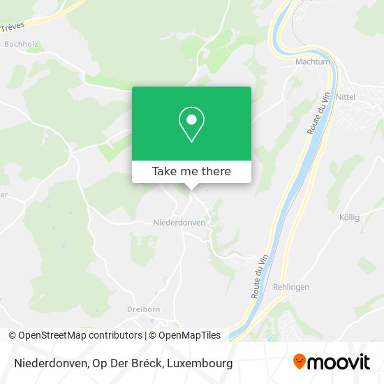 Niederdonven, Op Der Bréck map