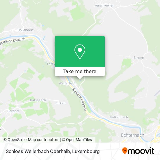Schloss Weilerbach Oberhalb map
