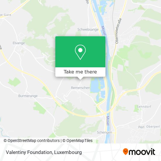 Valentiny Foundation map