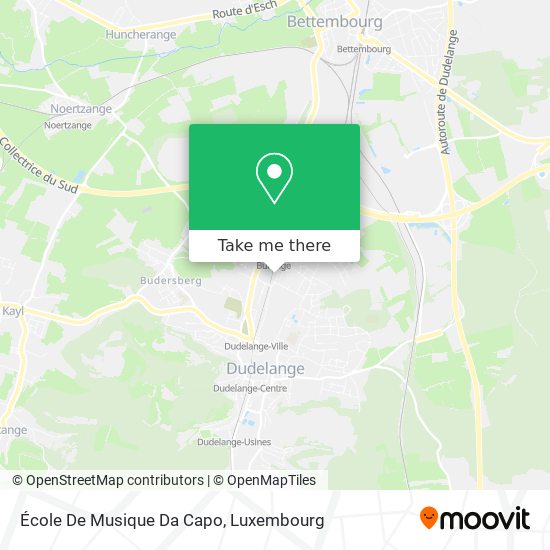 École De Musique Da Capo map