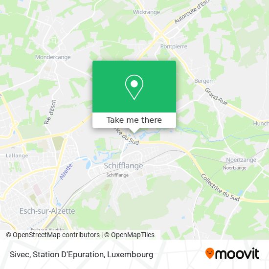 Sivec, Station D'Epuration map