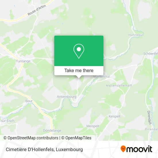 Cimetière D'Hollenfels map