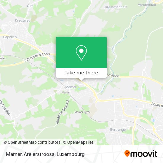 Mamer, Arelerstrooss map