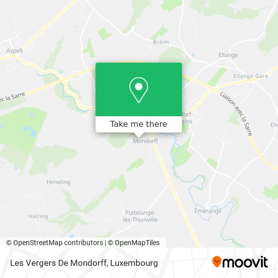 Les Vergers De Mondorff map