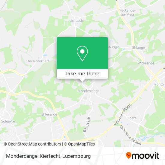 Mondercange, Kierfecht map