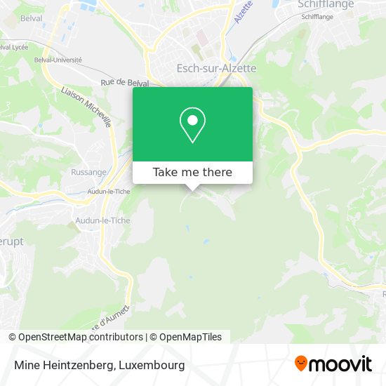 Mine Heintzenberg Karte