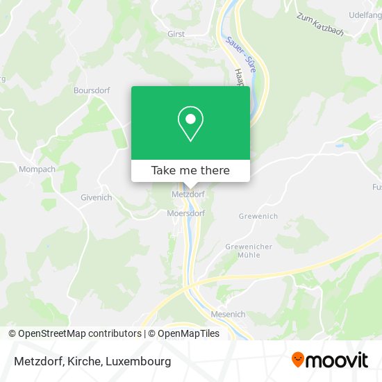 Metzdorf, Kirche map