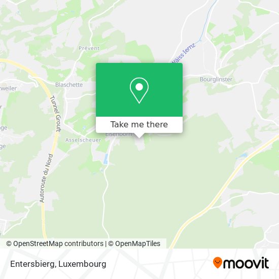 Entersbierg map