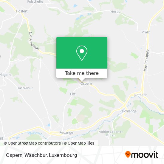 Ospern, Wäschbur map