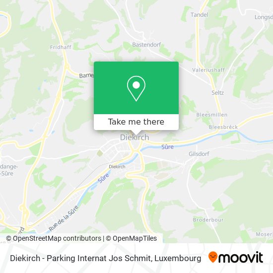 Diekirch - Parking Internat Jos Schmit map