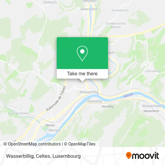 Wasserbillig, Celtes map