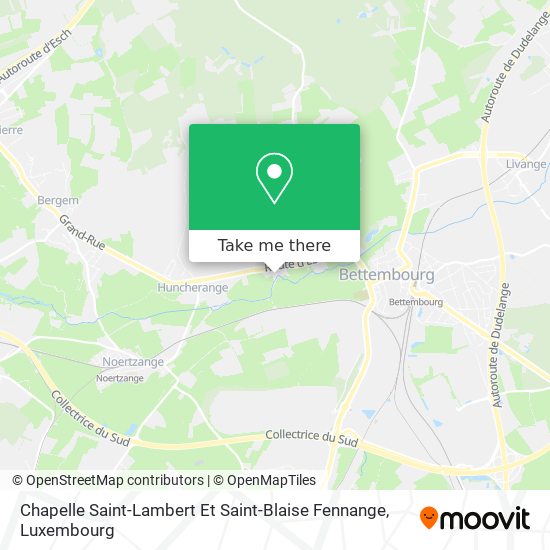 Chapelle Saint-Lambert Et Saint-Blaise Fennange map
