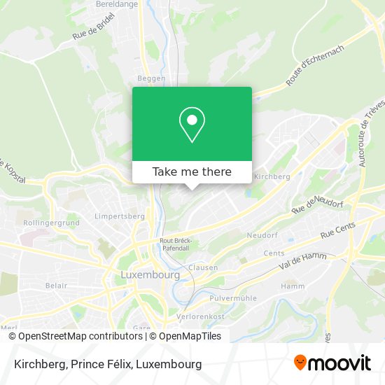 Kirchberg, Prince Félix map