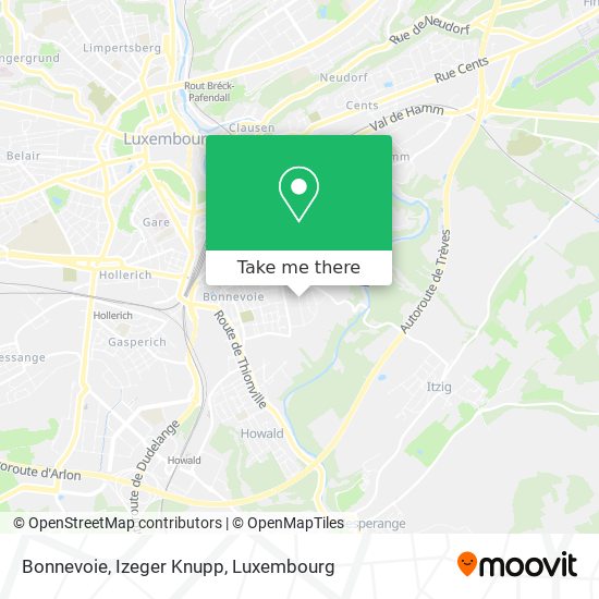 Bonnevoie, Izeger Knupp map