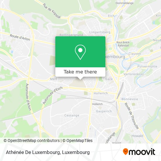 Athénée De Luxembourg map