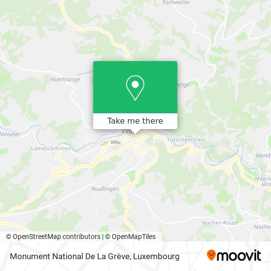 Monument National De La Grève map